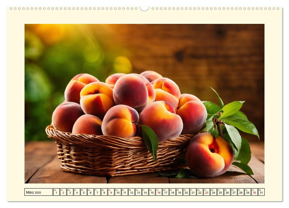 Gesundes frisches Obst (CALVENDO Wandkalender 2025)