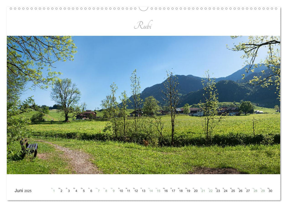 Wanderlust Oberstdorf (CALVENDO Premium Wandkalender 2025)