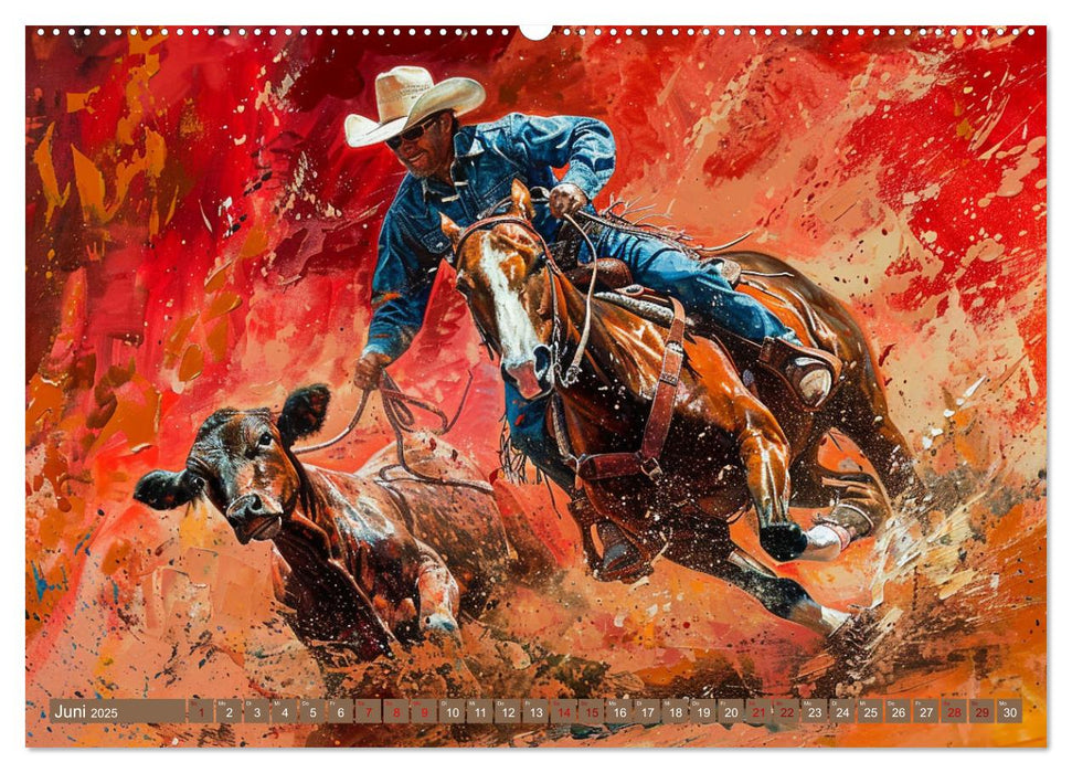 Pferde, Staub und Freiheit (CALVENDO Wandkalender 2025)