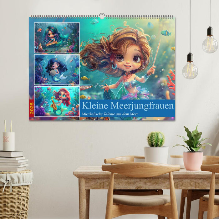 Kleine Meerjungfrauen (CALVENDO Wandkalender 2025)