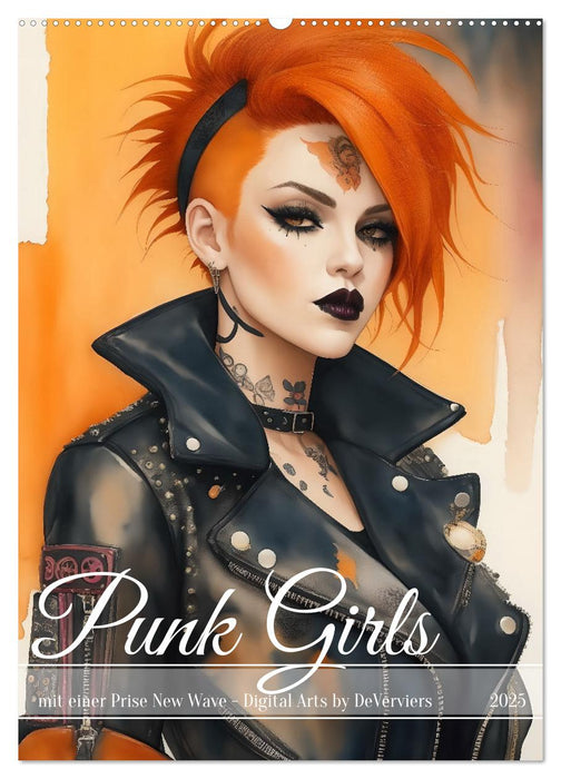 Punk Girls mit einer Prise New Wave (CALVENDO Wandkalender 2025)