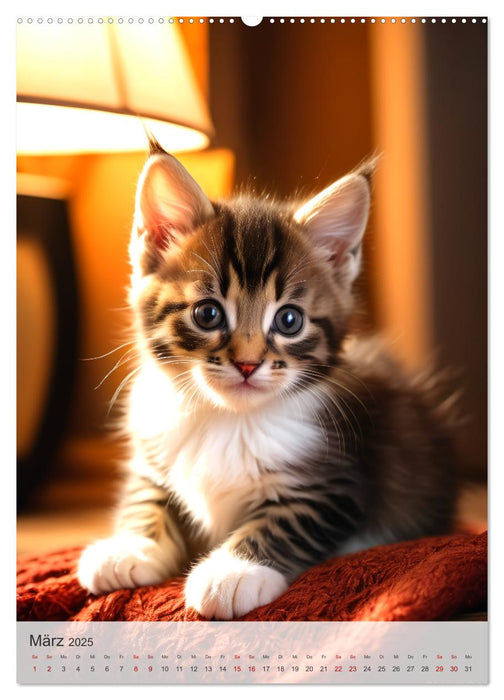 Katzenkinder (CALVENDO Premium Wandkalender 2025)