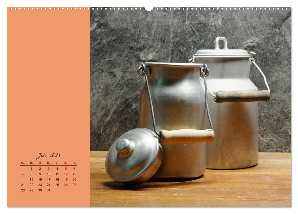 Alte Schätze aus der Küche (CALVENDO Premium Wandkalender 2025)