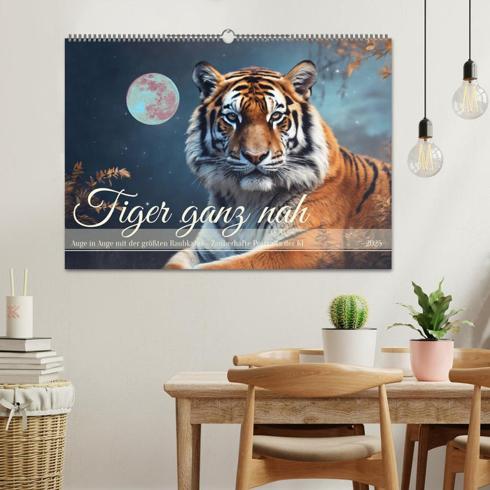 Tiger ganz nah (CALVENDO Wandkalender 2025)