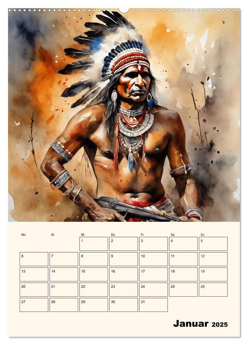 Indianische Kultur (CALVENDO Wandkalender 2025)
