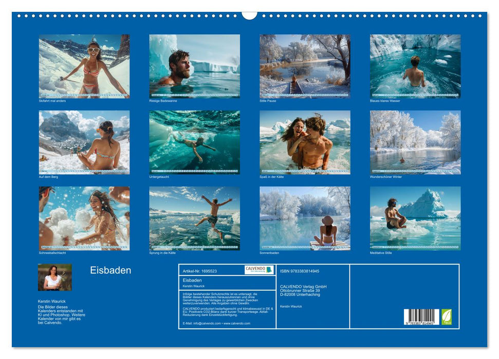 Eisbaden (CALVENDO Wandkalender 2025)