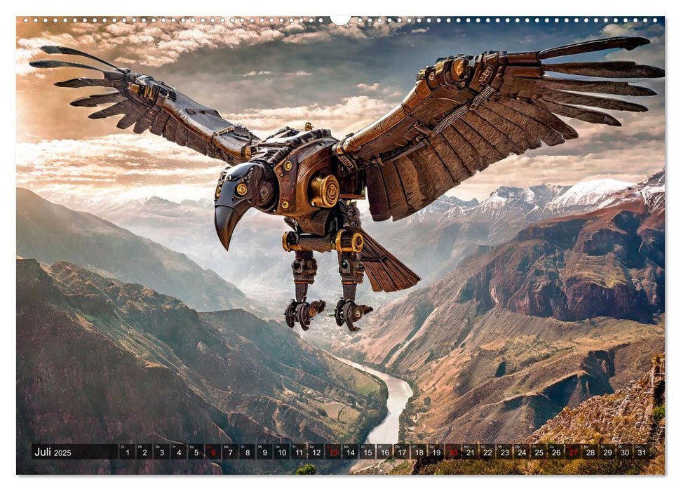 Die Roboter-Tierwelt (CALVENDO Premium Wandkalender 2025)