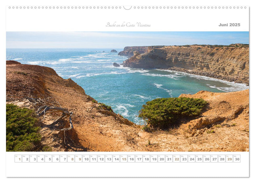 Portugal - Traumküste Costa Vicentina und Lagos (CALVENDO Wandkalender 2025)