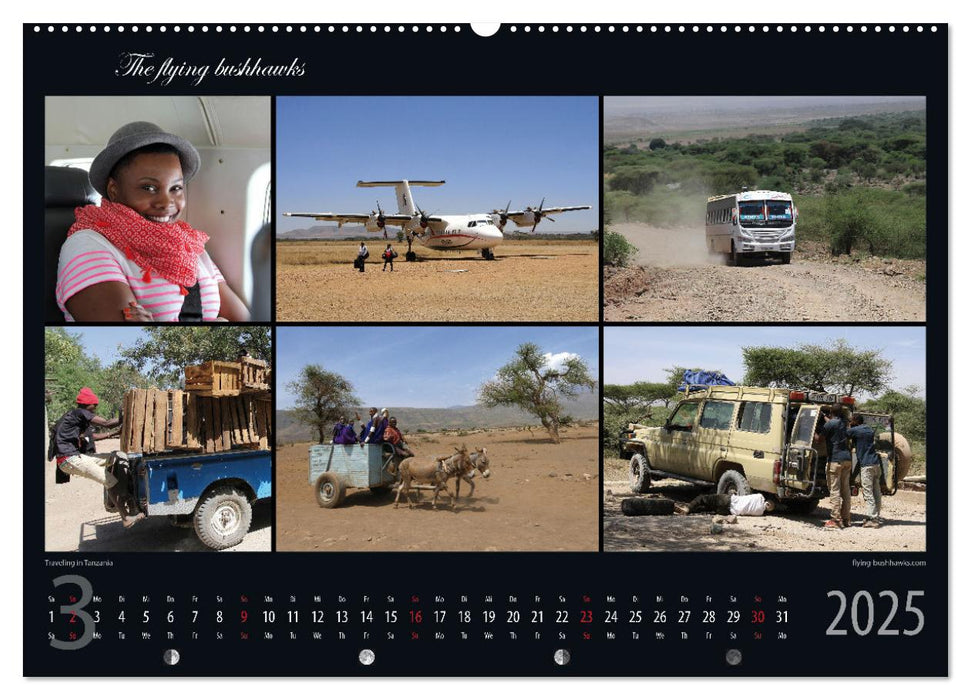 Tansania Blickwinkel 2025 (CALVENDO Wandkalender 2025)