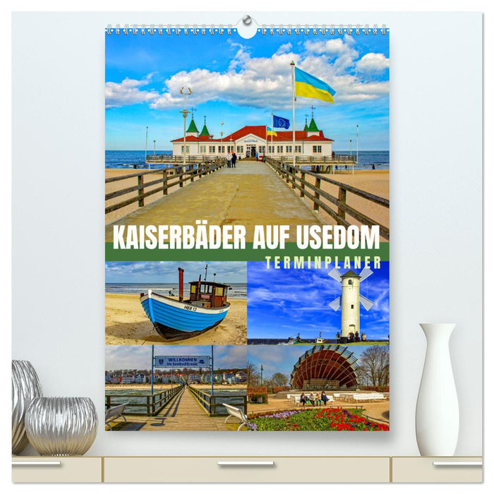 Kaiserbäder auf Usedom (CALVENDO Premium Wandkalender 2025)