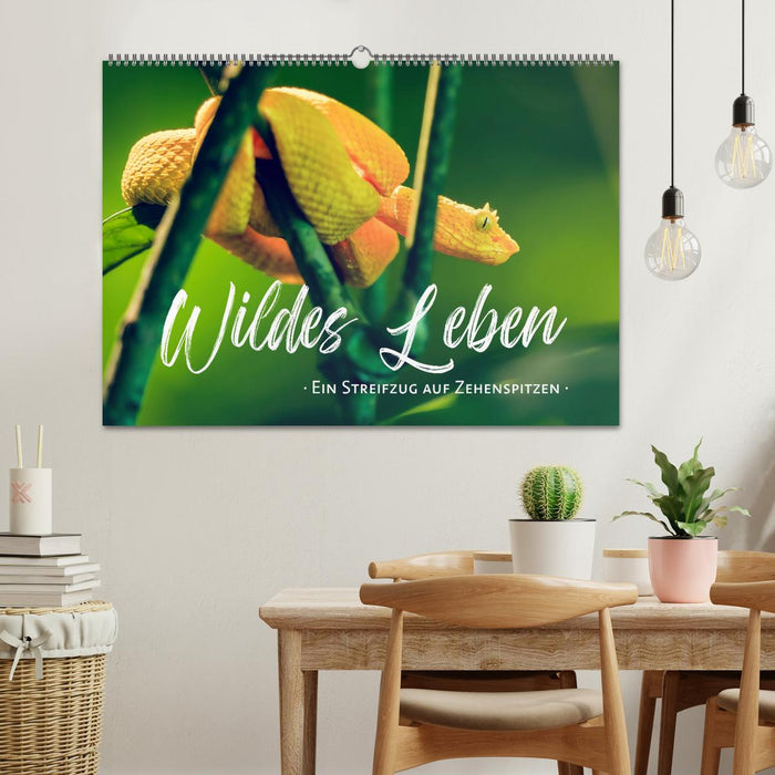Wildes Leben - Ein Streifzug auf Zehenspitzen (CALVENDO Wandkalender 2025)