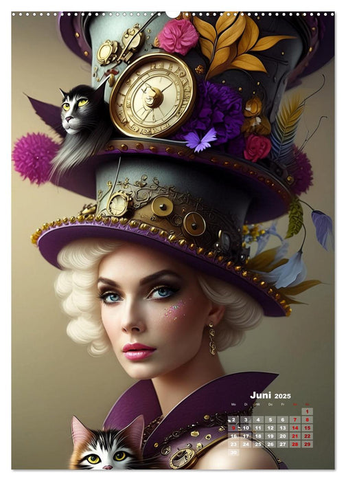 Hüte - fantasievoll und verrückt (CALVENDO Premium Wandkalender 2025)