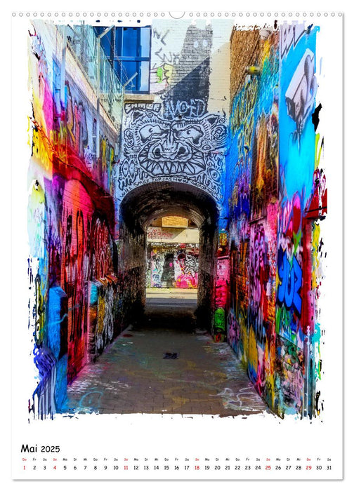 Street Art in Gent (CALVENDO Premium Wandkalender 2025)