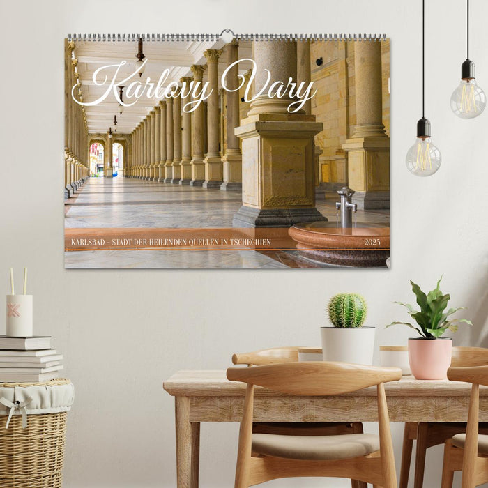 Karlovy Vary - Stadt der heilenden Quellen (CALVENDO Wandkalender 2025)