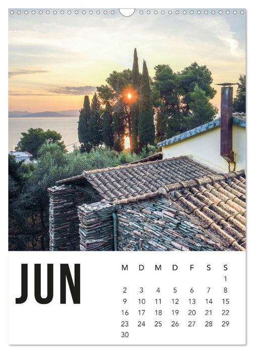 Korfu - Die grüne Inselschönheit Griechenlands (CALVENDO Wandkalender 2025)
