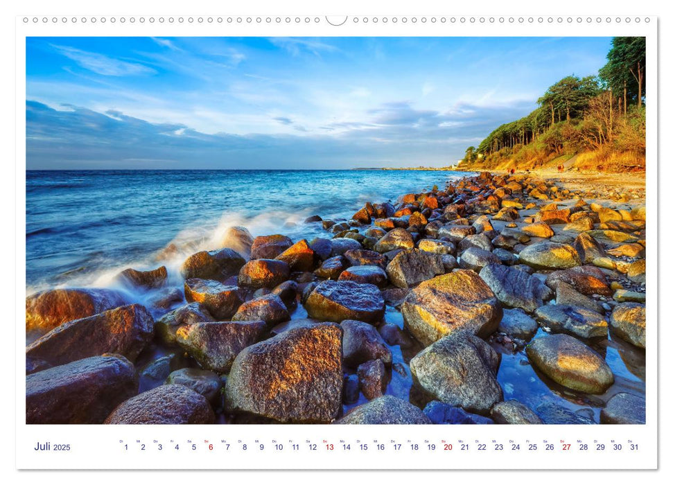 Farbzauber der Ostsee (CALVENDO Premium Wandkalender 2025)