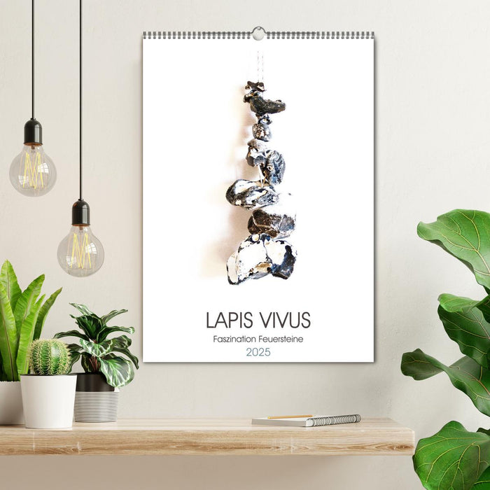 Lapis Vivus - Faszination Feuersteine (CALVENDO Wandkalender 2025)