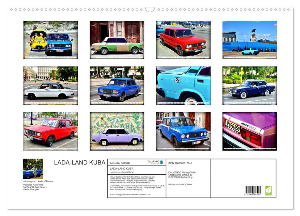 LADA-LAND KUBA (CALVENDO Wandkalender 2025)