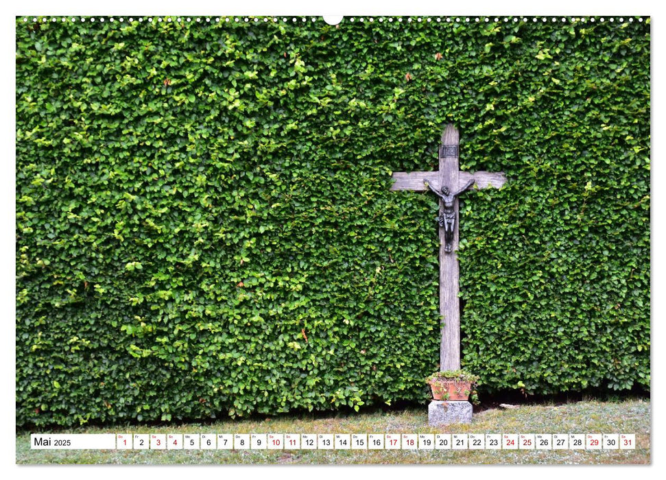 Kreuze und Kruzifixe rund um Simmerath in der Eifel (CALVENDO Wandkalender 2025)