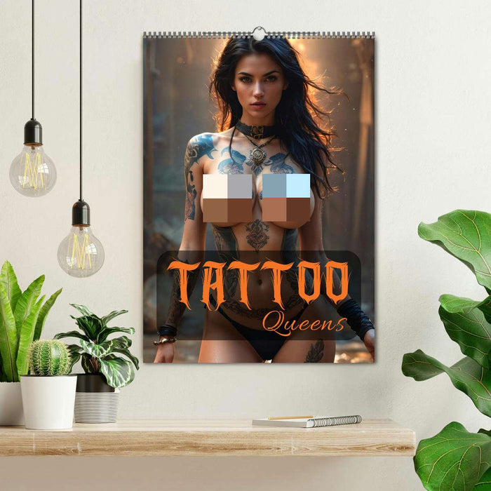 Tattoo Queens (CALVENDO Wandkalender 2025)
