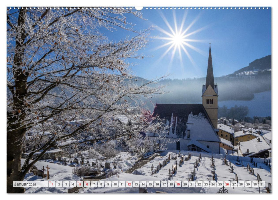 Schöne Grüße aus Taxenbach (CALVENDO Premium Wandkalender 2025)