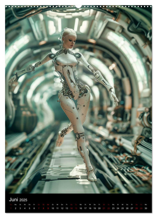 Roboter - Diven (CALVENDO Wandkalender 2025)