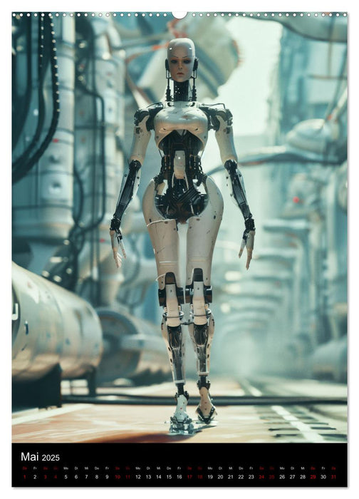 Roboter - Diven (CALVENDO Premium Wandkalender 2025)