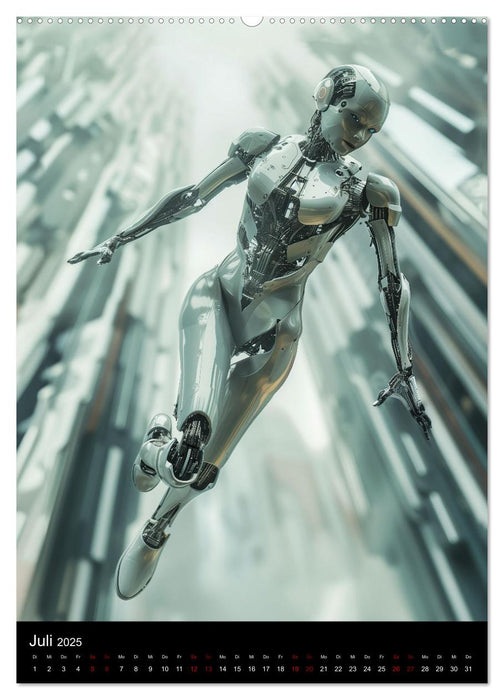 Roboter - Diven (CALVENDO Premium Wandkalender 2025)