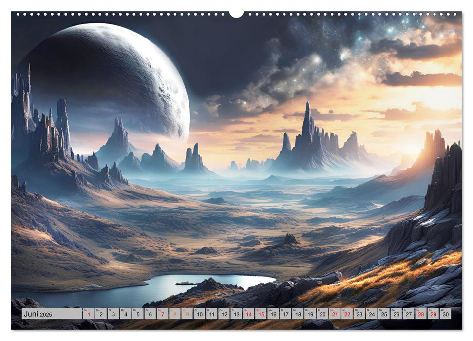 Mondzauberschein (CALVENDO Premium Wandkalender 2025)