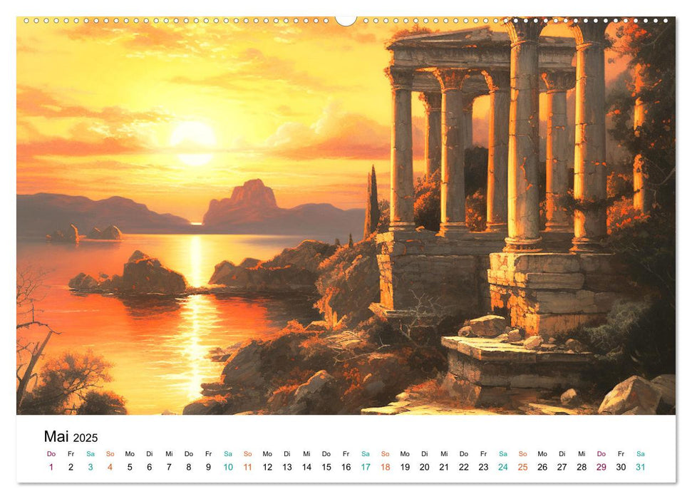 Szenen aus dem Antiken Griechenland (CALVENDO Wandkalender 2025)