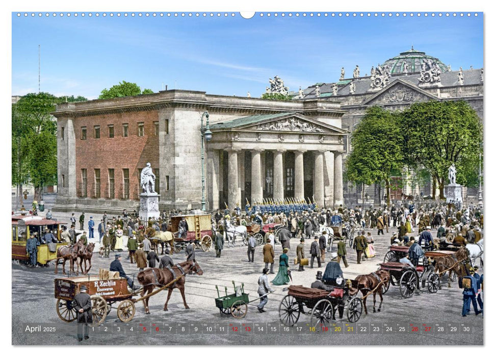 Berlin zur Kaiserzeit – Fotos neu restauriert und detailkoloriert (CALVENDO Wandkalender 2025)
