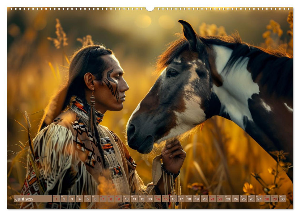 Reise mit der indianischen Seele (CALVENDO Premium Wandkalender 2025)