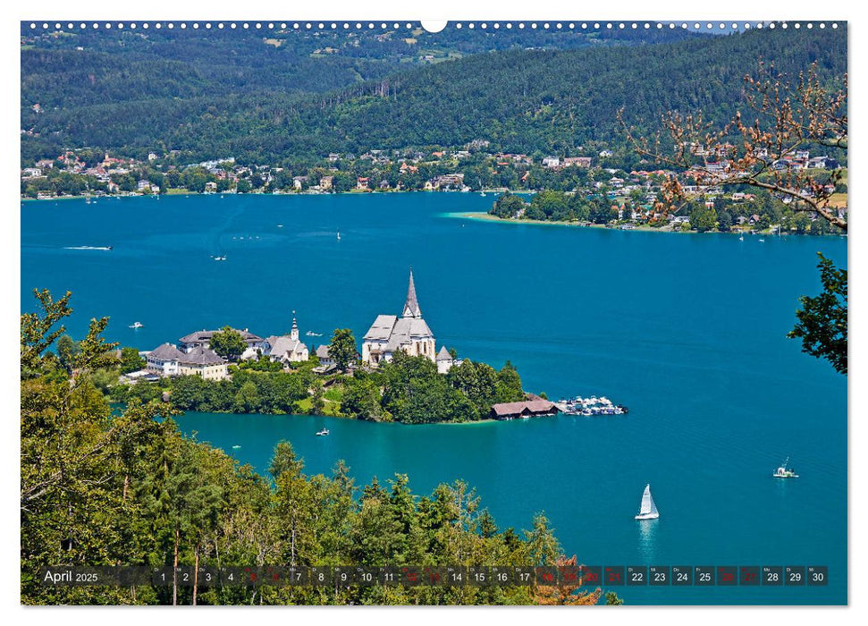 Der Wörthersee - Österreichs Riviera (CALVENDO Wandkalender 2025)