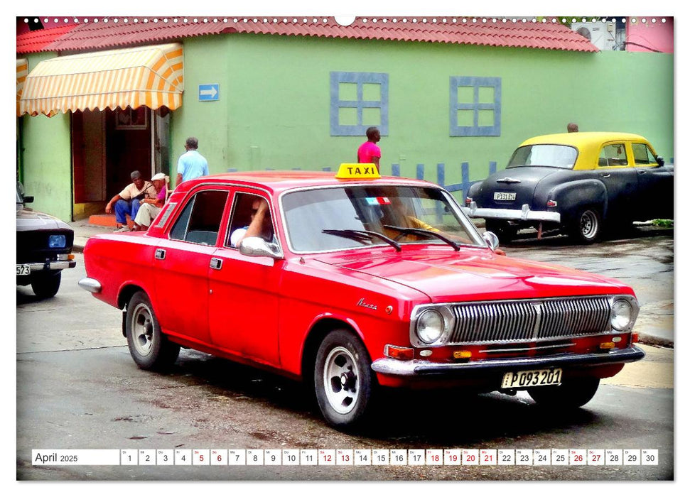 BEST OF WOLGA - Der sowjetische Oldtimer GAZ-24 (CALVENDO Premium Wandkalender 2025)