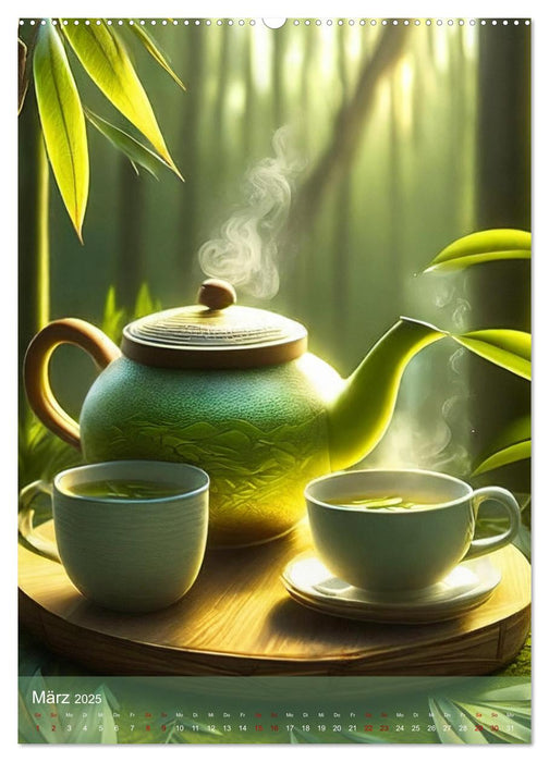 Japanischer grüner Tee (CALVENDO Wandkalender 2025)