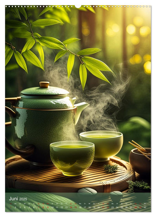 Japanischer grüner Tee (CALVENDO Wandkalender 2025)