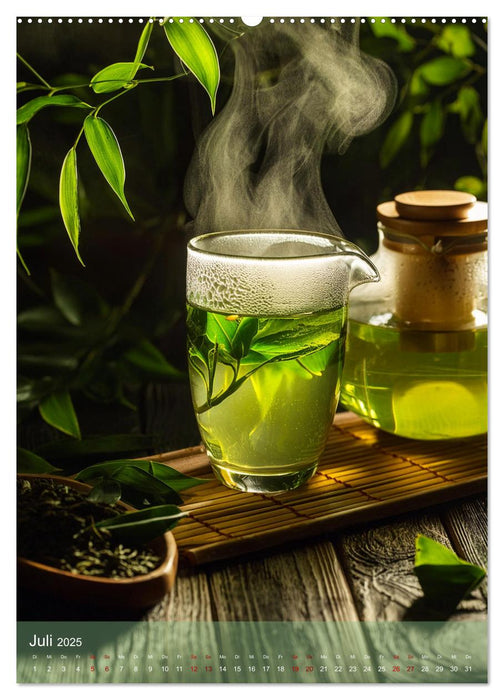 Japanischer grüner Tee (CALVENDO Premium Wandkalender 2025)