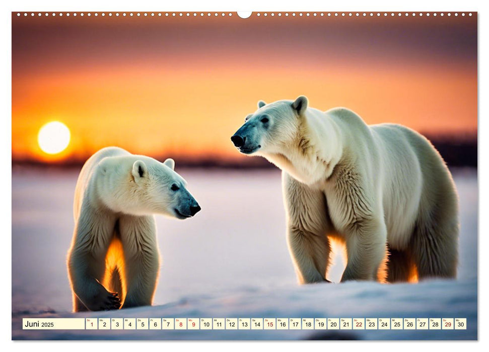Eisbären im Fokus (CALVENDO Wandkalender 2025)
