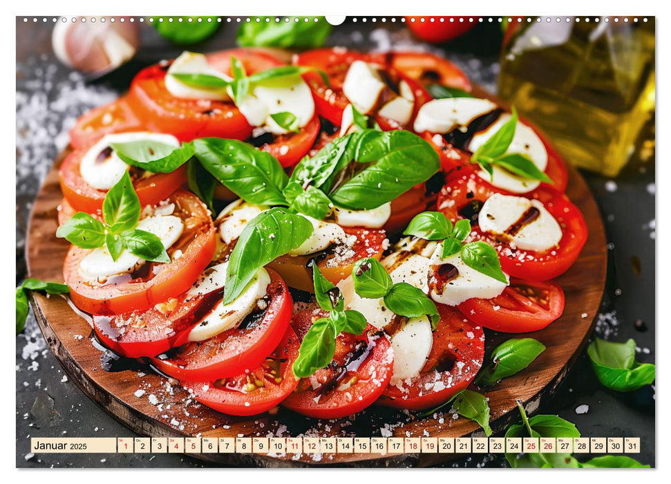 Alles Tomate oder was?! - Herzhafte Speisen rund um die Tomate (CALVENDO Wandkalender 2025)