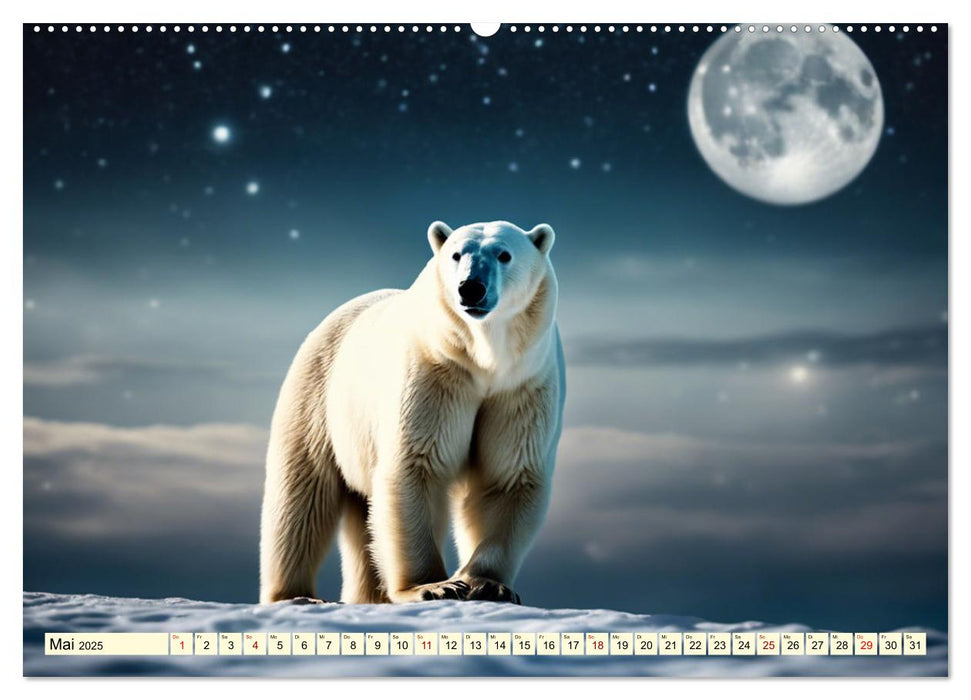 Eisbären im Fokus (CALVENDO Premium Wandkalender 2025)