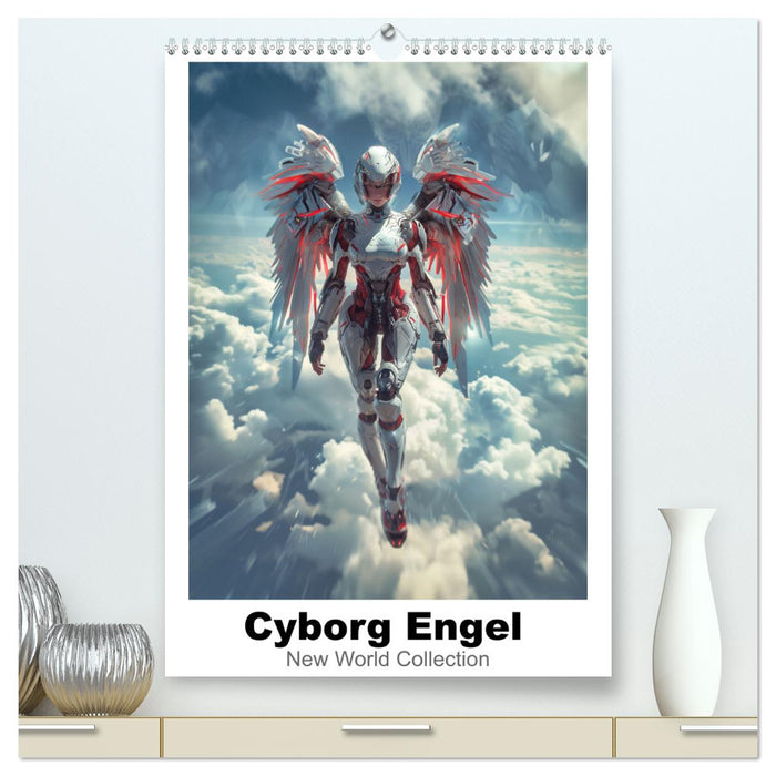 Cyborg Engel (CALVENDO Premium Wandkalender 2025)