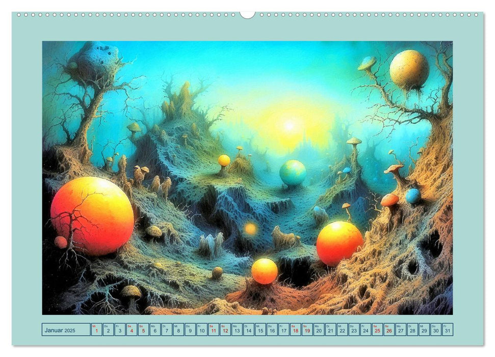 Wundersame Wurzelwelten (CALVENDO Wandkalender 2025)