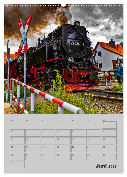 Brockenbahn - Terminplaner (CALVENDO Wandkalender 2025)