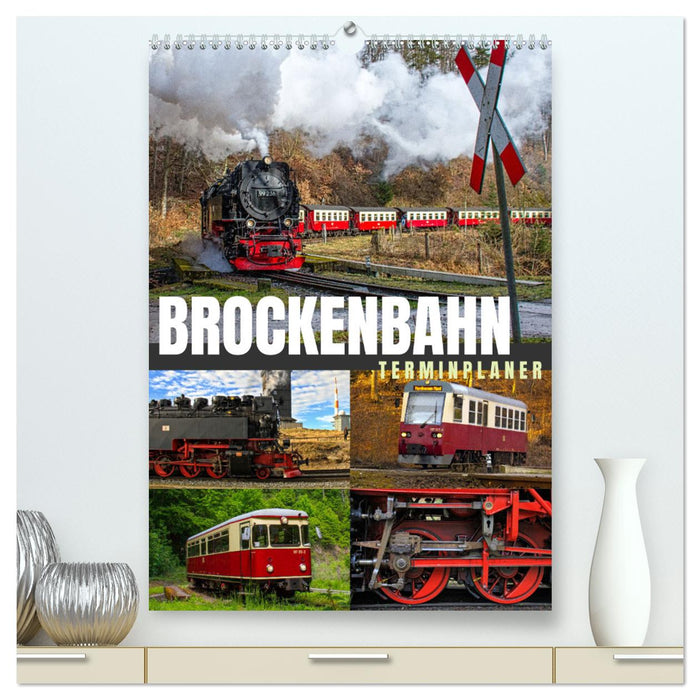 Brockenbahn - Terminplaner (CALVENDO Premium Wandkalender 2025)