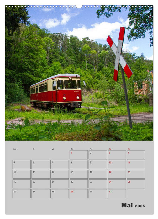 Brockenbahn - Terminplaner (CALVENDO Premium Wandkalender 2025)