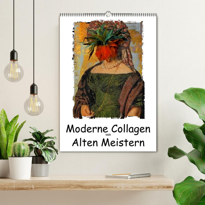 Moderne Collagen von Alten Meistern (CALVENDO Wandkalender 2025)