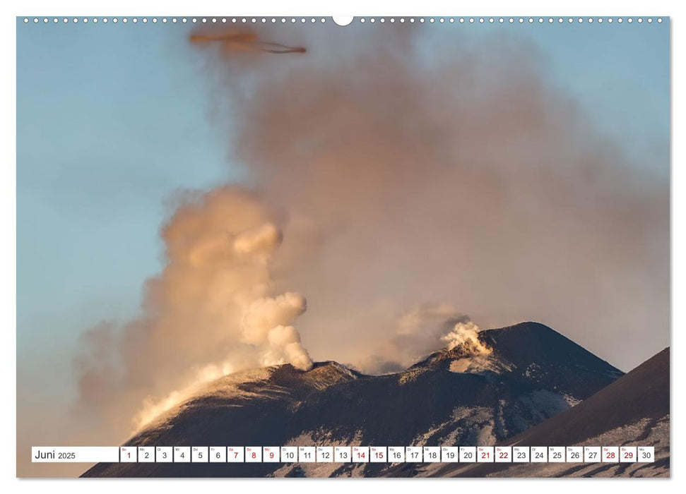 Ätna - Europas höchster Vulkan (CALVENDO Wandkalender 2025)