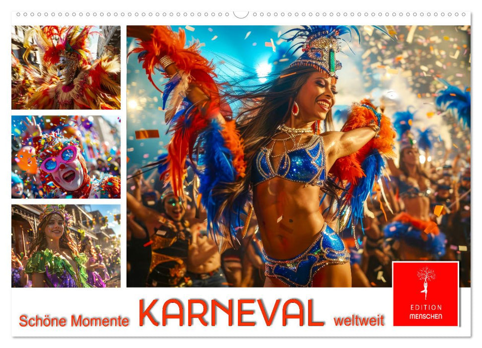 Karneval - schöne Momente weltweit (CALVENDO Wandkalender 2025)