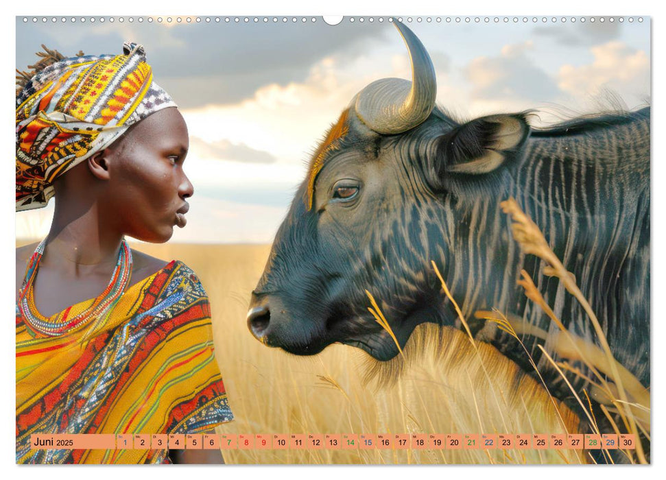 Afrikas urtümliche Schönheit (CALVENDO Wandkalender 2025)
