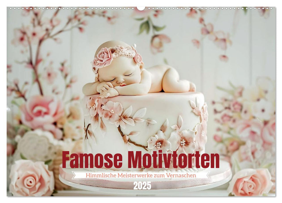 Famose Motivtorten (CALVENDO Wandkalender 2025)